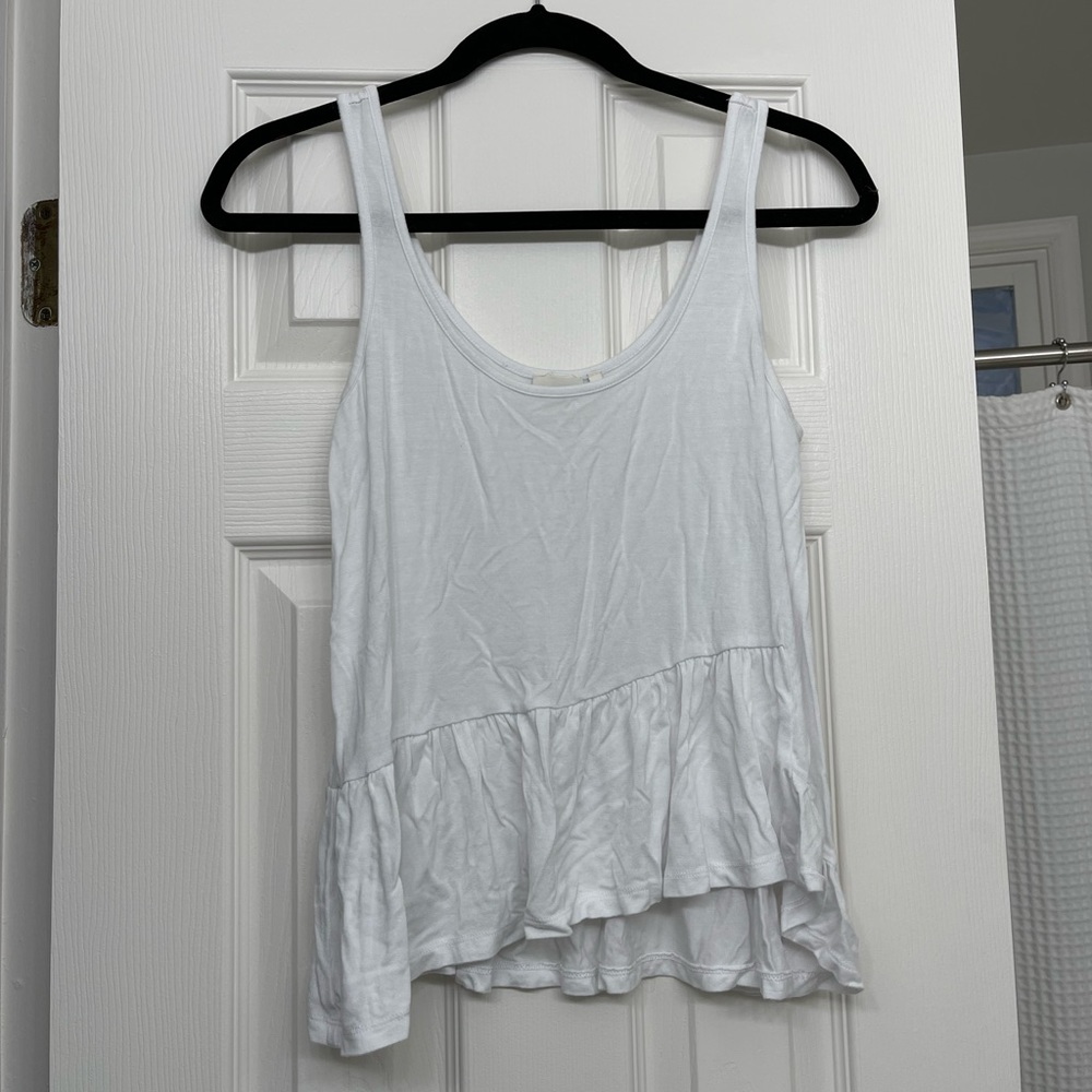 Good Luck Gem White Tank Top